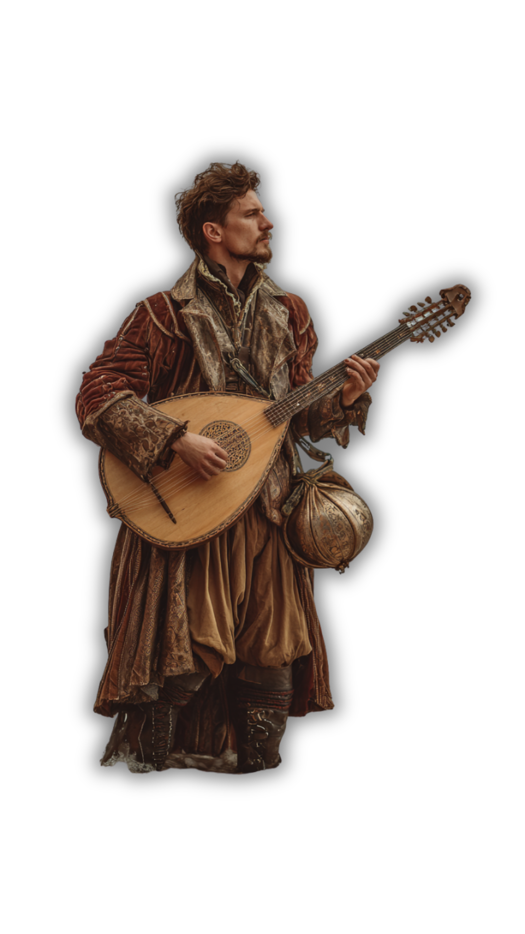 Aeric Daendedros - Wandering Coastal Bard from Ethelasia, Musician of 