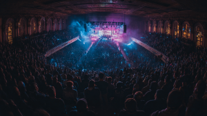 ESCH-Art Live Performance - Ash & Ember Stadium Concert with Massive Audience