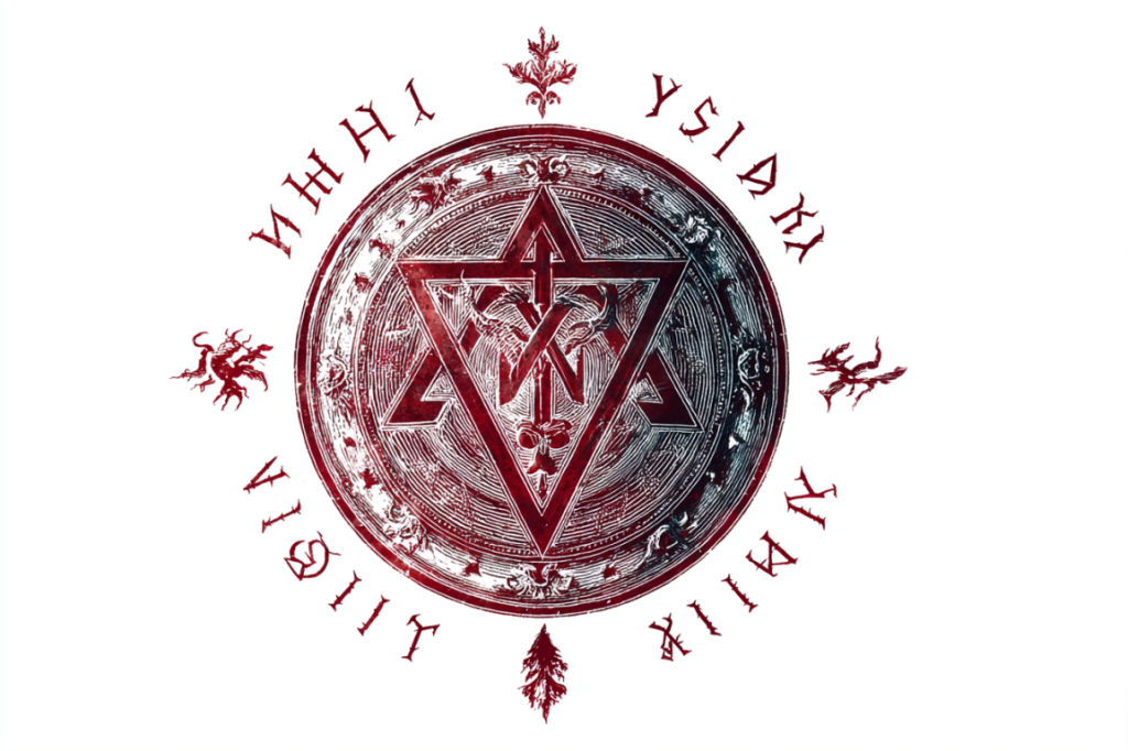 Maer Sippuri Baal Immigration Seal - Official Emblem for Sheol'gotha to Earth Transit Authority